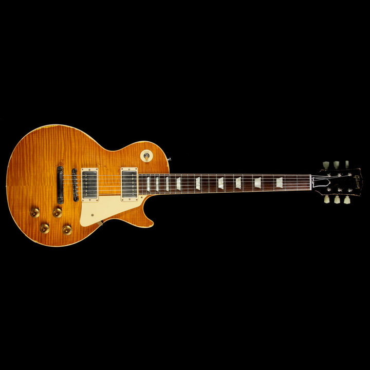 Used Gibson Custom Shop Music Zoo Exclusive #1 Roasted Standard Historic 1959 Les Paul Electric Guitar Page 63 Burst