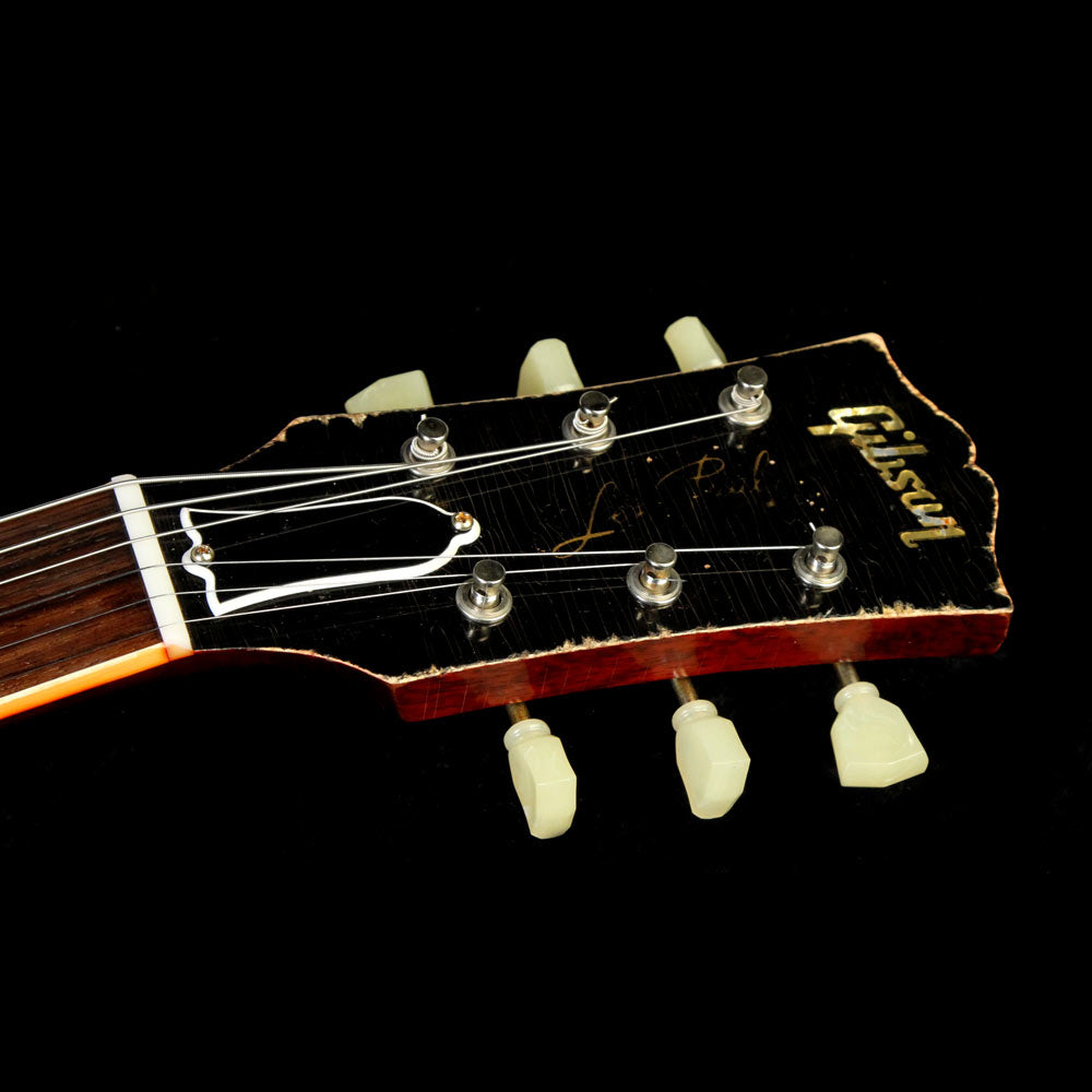 Used Gibson Custom Shop Music Zoo Exclusive #1 Roasted Standard Historic 1959 Les Paul Electric Guitar Page 63 Burst — 4