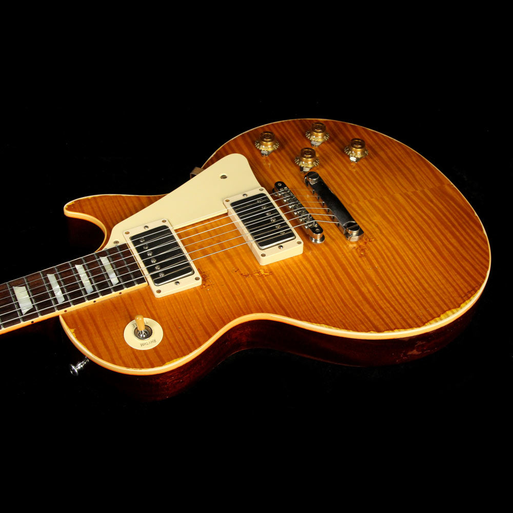 Used Gibson Custom Shop Music Zoo Exclusive #1 Roasted Standard Historic 1959 Les Paul Electric Guitar Page 63 Burst — 6