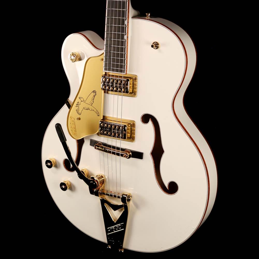 Gretsch G6136T Players Edition White Falcon Left-Handed White — 8