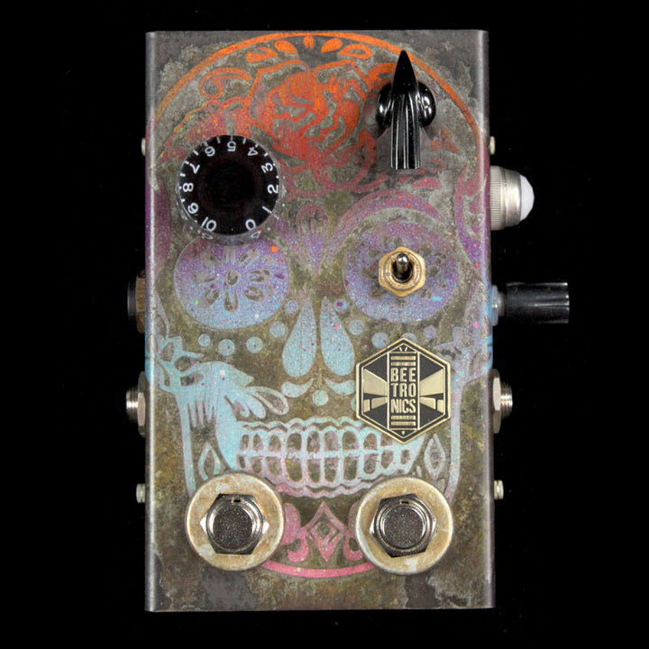 Beetronics WhoctaHell Low Octave Fuzz Custom Series Psycho Skull Effects Pedal