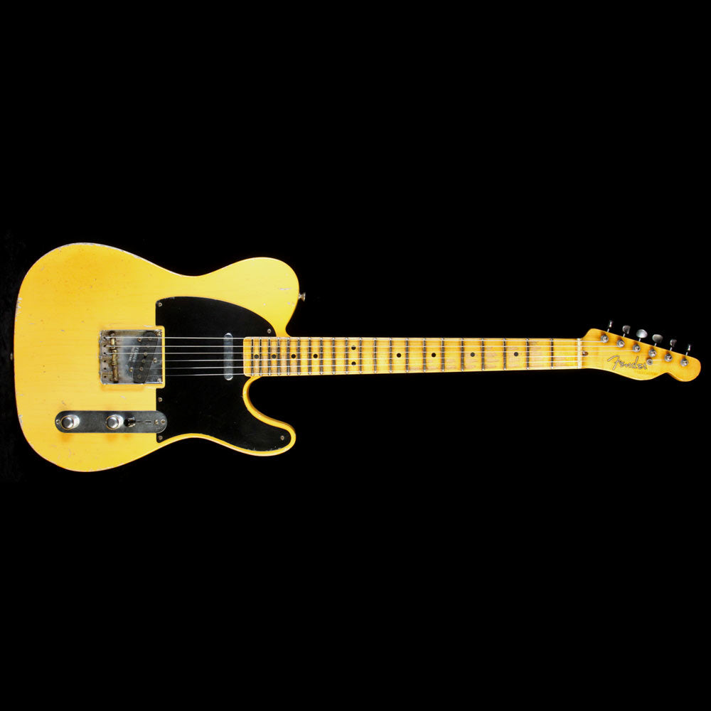 Used Fender Custom Shop Masterbuilt John Cruz MVP Series '52 Telecaster Electric Guitar Nocaster Blonde — 2