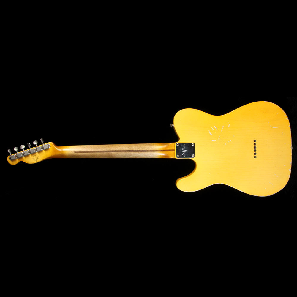 Used Fender Custom Shop Masterbuilt John Cruz MVP Series '52 Telecaster Electric Guitar Nocaster Blonde — 3