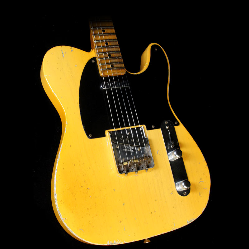 Used Fender Custom Shop Masterbuilt John Cruz MVP Series '52 Telecaster Electric Guitar Nocaster Blonde — 1