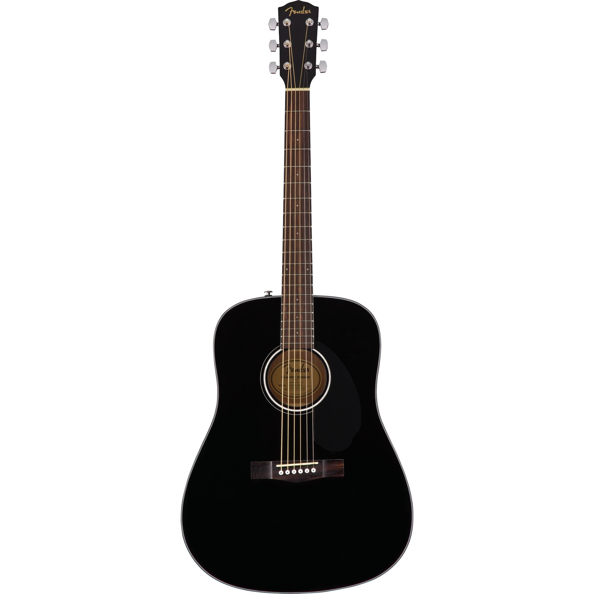 Fender CD-60S Acoustic Guitar Black | The Music Zoo