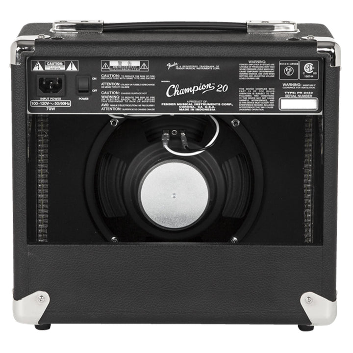 Fender Champion 20 Electric Guitar Combo Amplifier Used