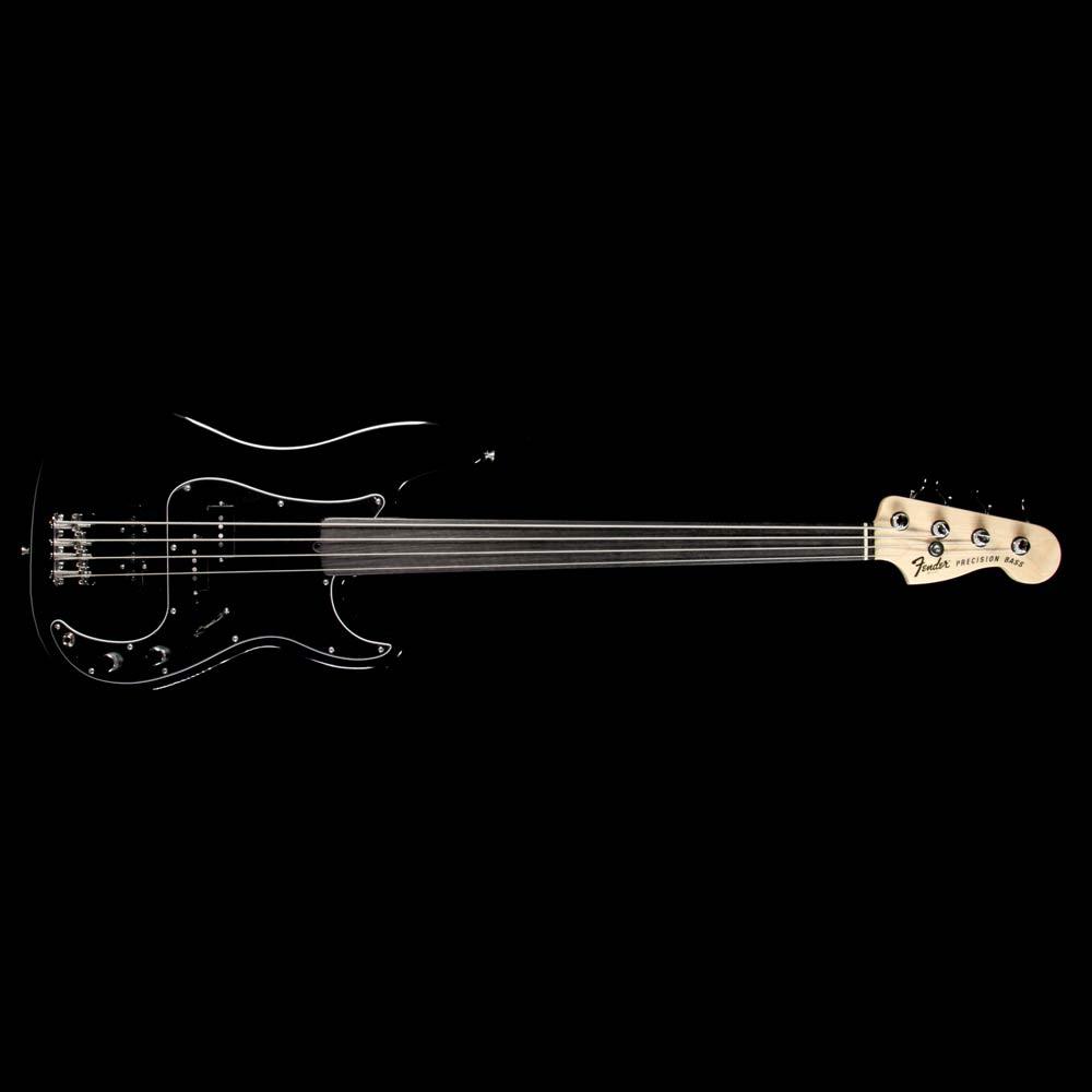 Fender Tony Franklin Fretless Precision Bass Electric Bass Guitar Black — 2