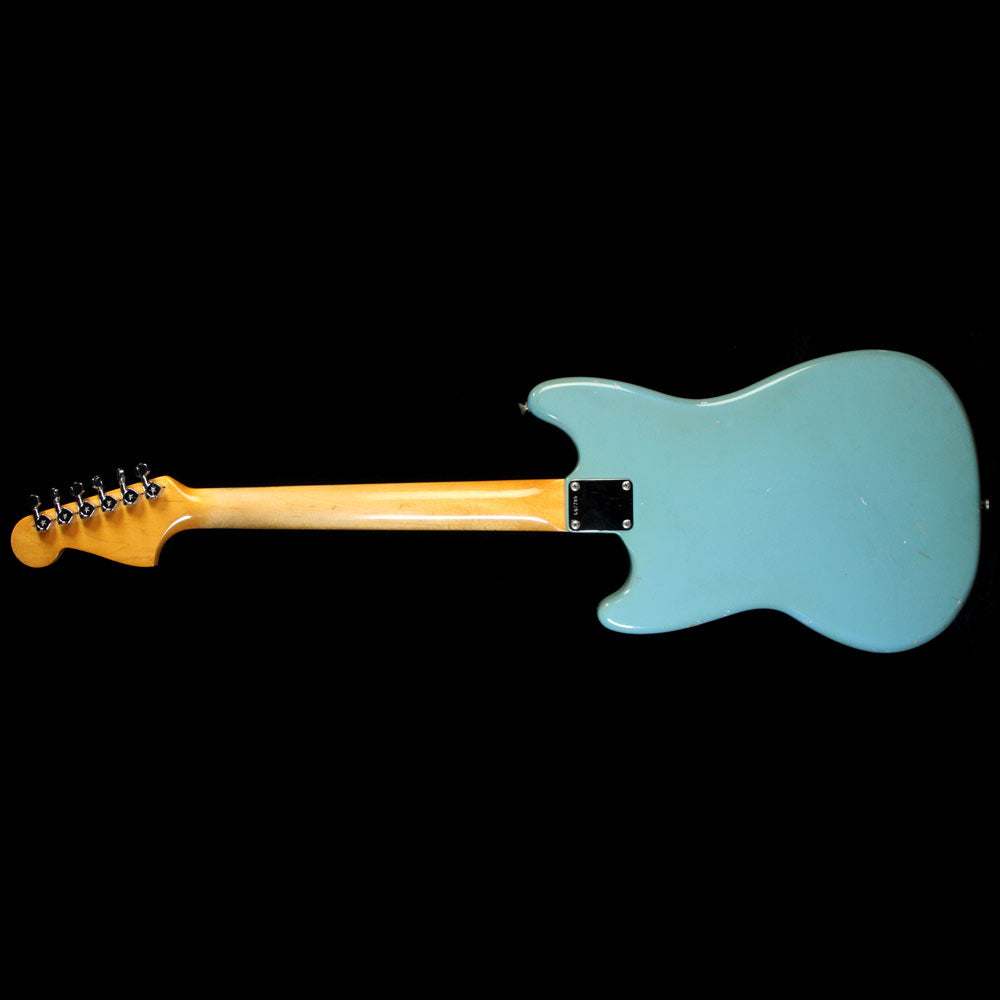 Used 1965 Fender Mustang Electric Guitar Daphne Blue — 3