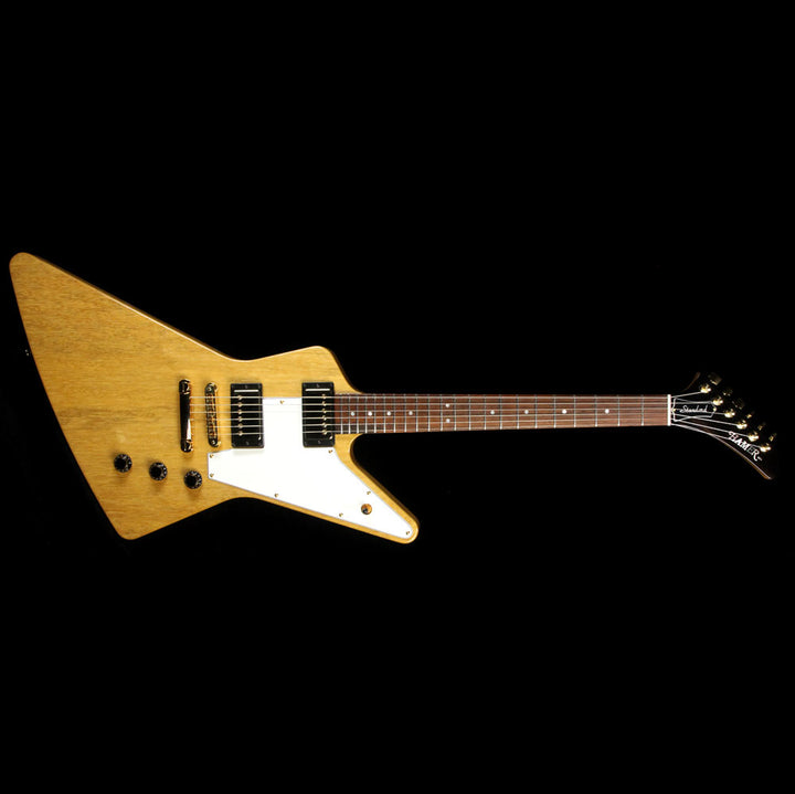 Used 2008 Hamer Standard Korina Electric Guitar Natural Brazilian Rosewood Fretboard