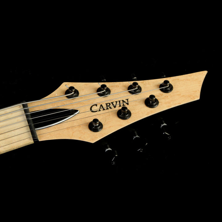 Used 2015 Carvin DC700 7-String Neck Through Electric Guitar Jet Black