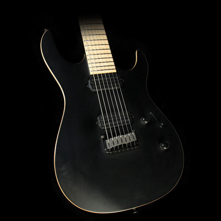 Used 2015 Carvin DC700 7-String Neck Through Electric Guitar Jet Black