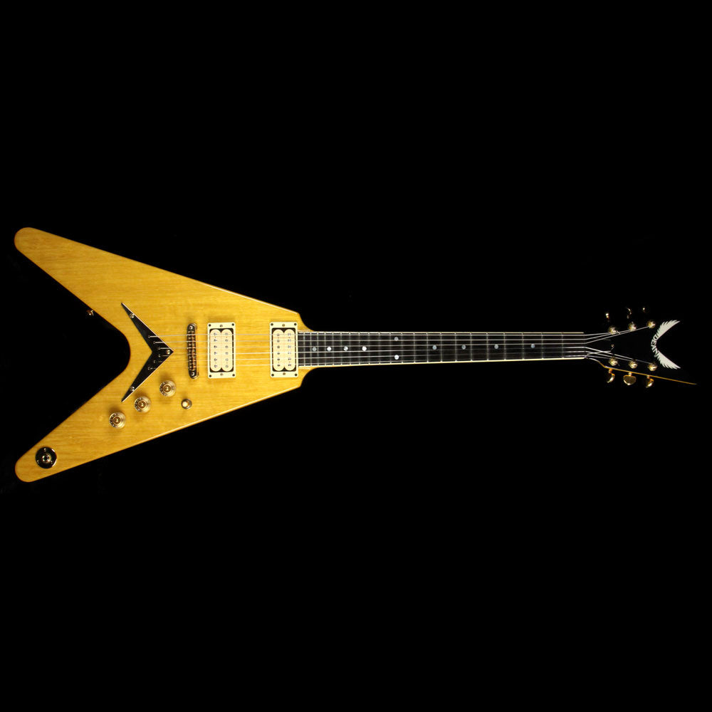 Used Dean USA Korina V Electric Guitar Natural — 2