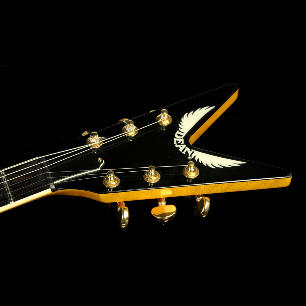 Used Dean USA Korina V Electric Guitar Natural — 4