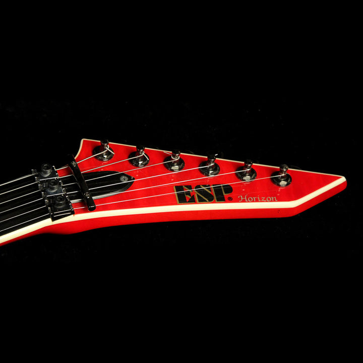 Used ESP Horizon FR-II Electric Guitar Transparent Red