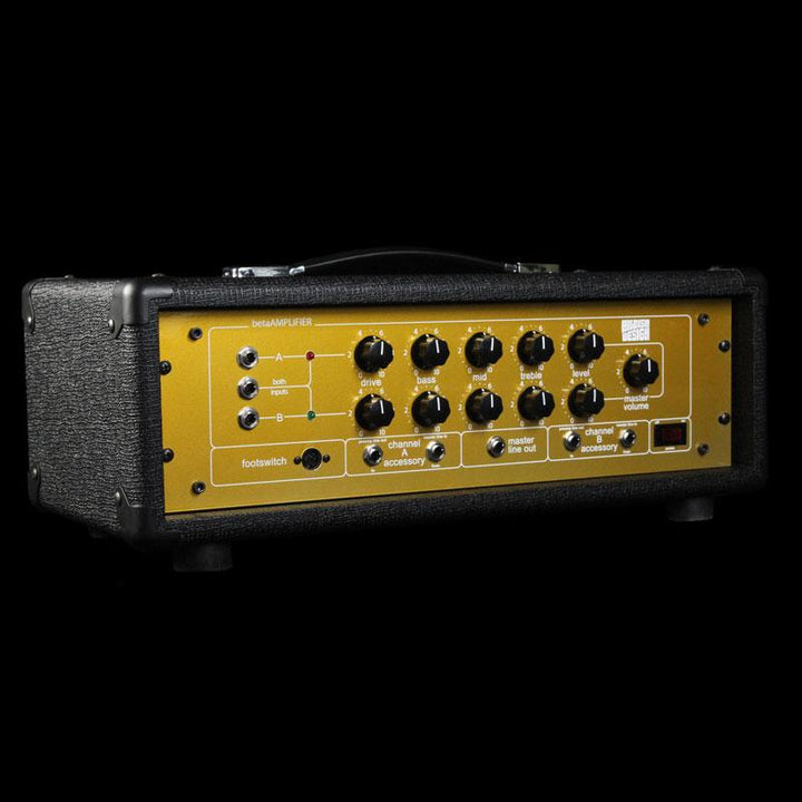 Hilbish Design Beta Electric Guitar Amplifier with Headsleeve and Music Zoo Exclusive Brass Finish