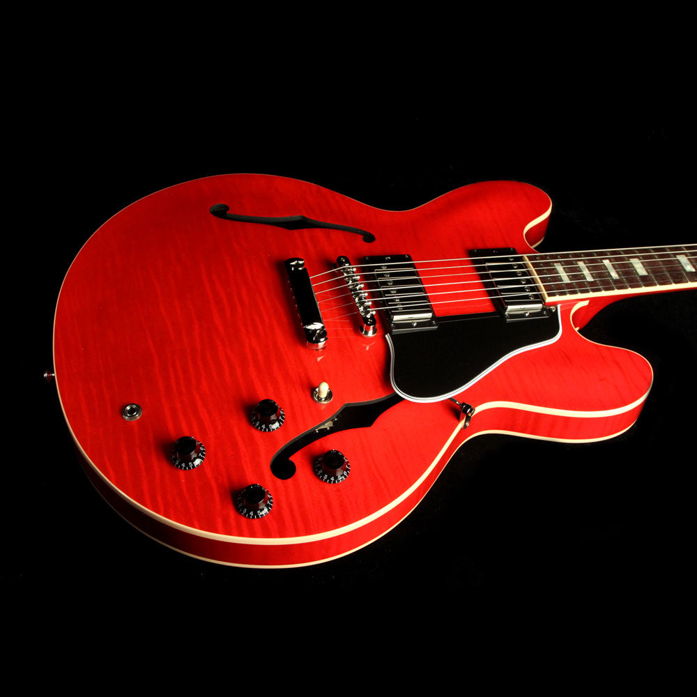Used Gibson Memphis ES-335 Figured Top Electric Guitar Cherry — 5
