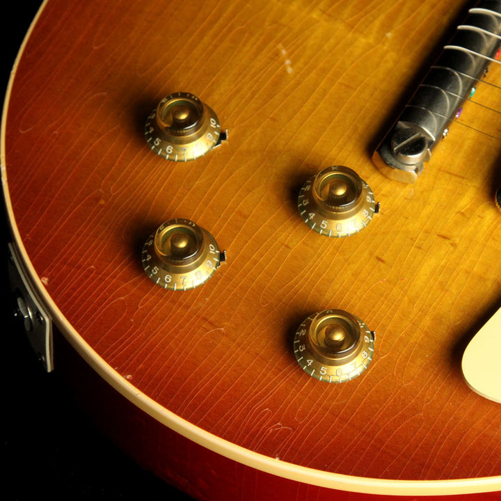 Used 2011 Gibson Custom Shop Murphy Aged Historic 1959 Les Paul Electric Guitar Sunrise Tea