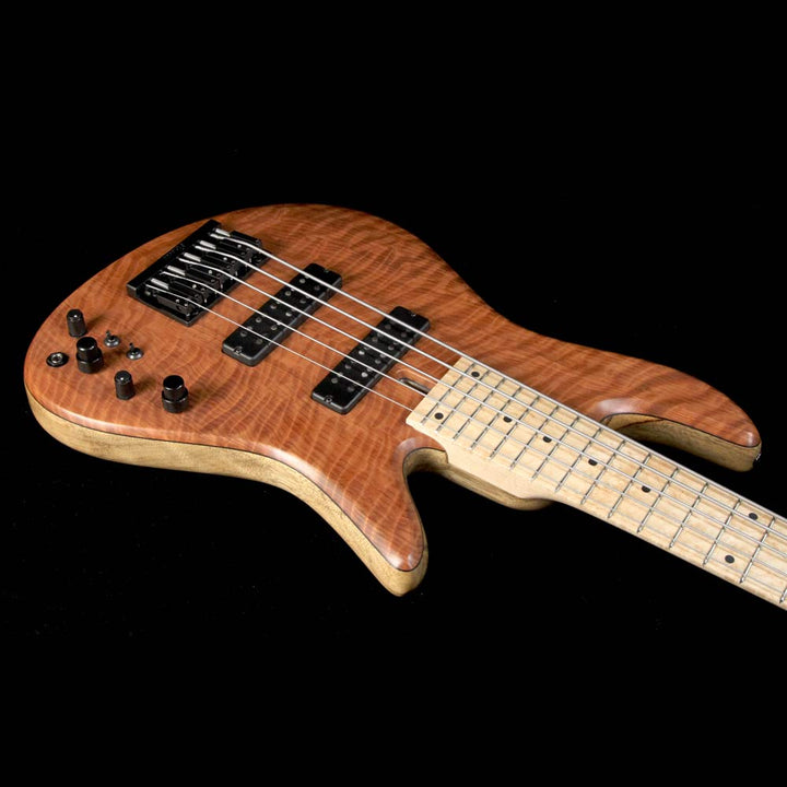 Fodera Emperor Standard 5 Electric Bass Guitar Flamed Redwood Natural