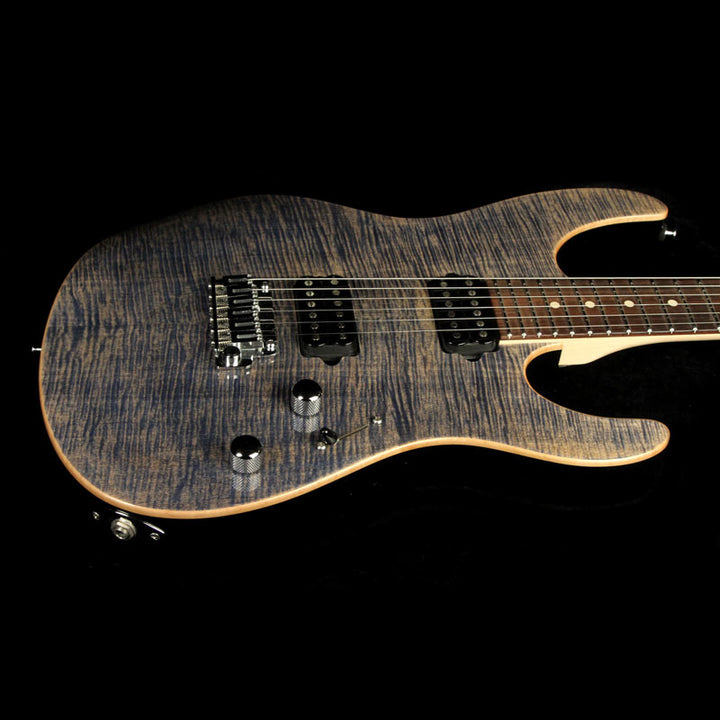 Used 2012 Suhr Modern Pro Series M7 Electric Guitar Trans Blue Denim Slate