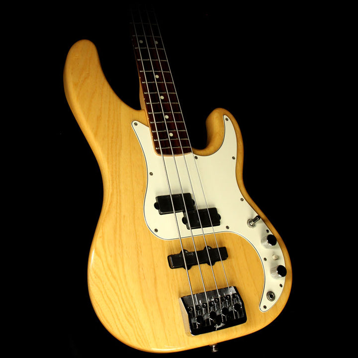 Used 1999 Fender Precision Plus Electric Bass Guitar Natural
