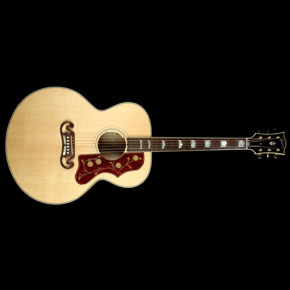 Gibson SJ-200 Acoustic-Electric Guitar Antique Natural — 2