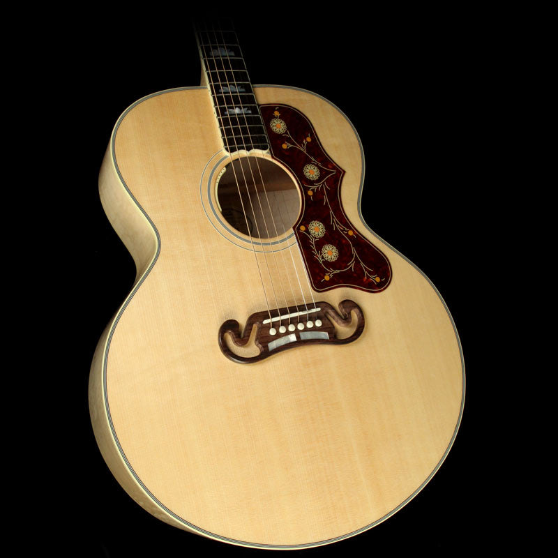 Gibson SJ-200 Acoustic-Electric Guitar Antique Natural — 1