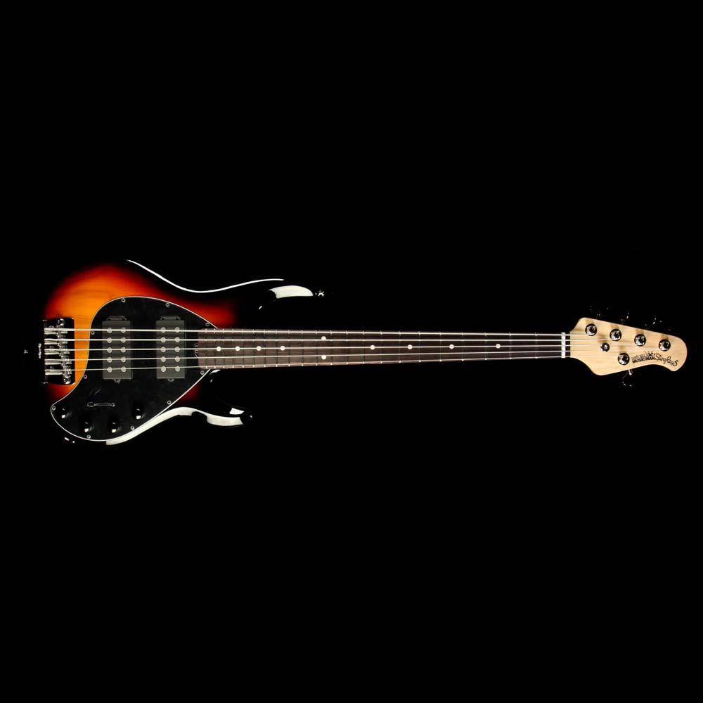 Ernie Ball Music Man Stingray 5-String Electric Bass Guitar Vintage Sunburst — 2