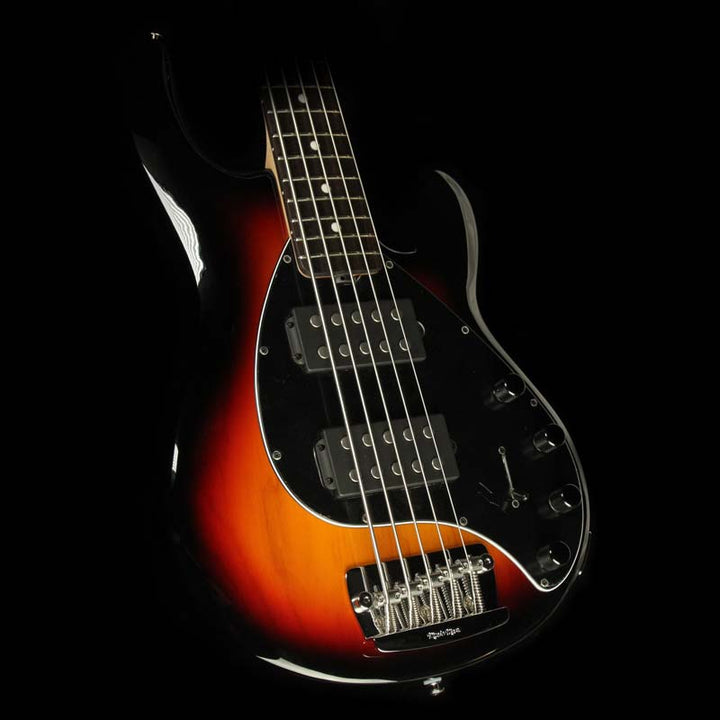 Ernie Ball Music Man Stingray 5-String Electric Bass Guitar Vintage Sunburst