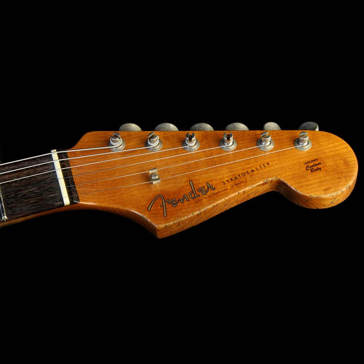 Fender Custom Shop '59 Stratocaster Heavy Relic Electric Guitar Aged Seafoam Green