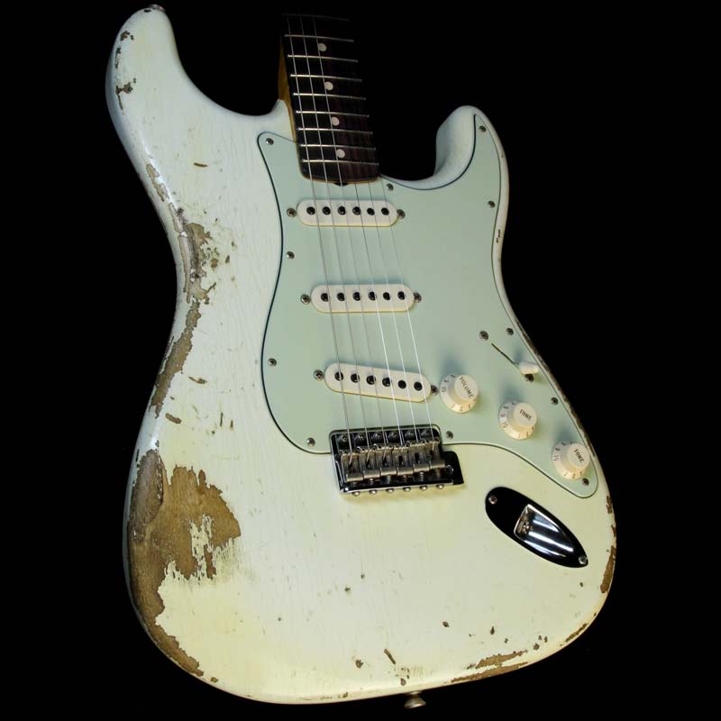 Fender Custom Shop '60 Stratocaster Relic Aged Olympic White — 1