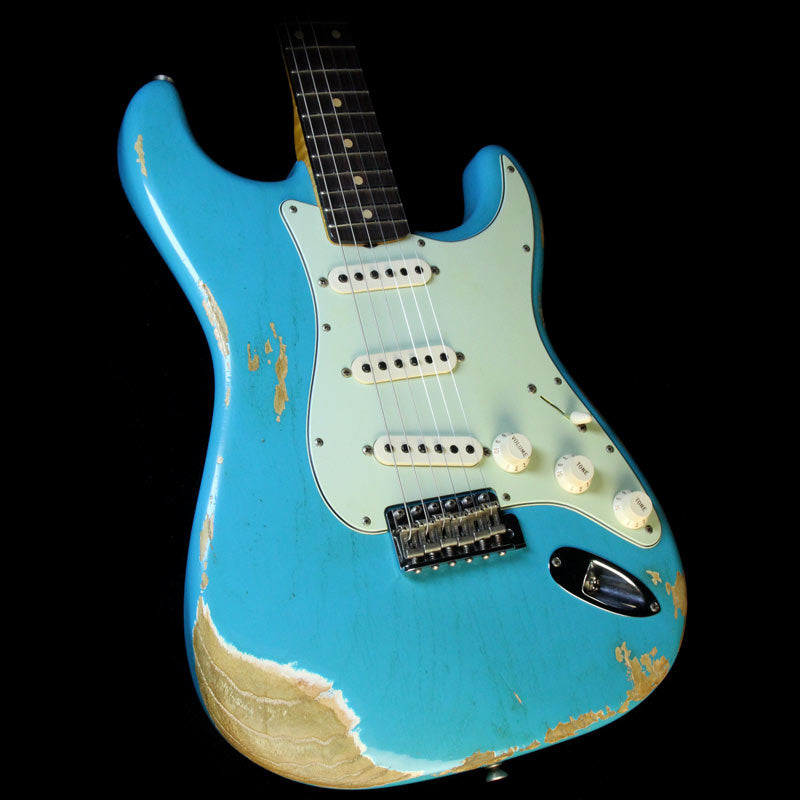 Fender Custom Shop '60 Stratocaster Relic Faded Taos Turquoise — 1