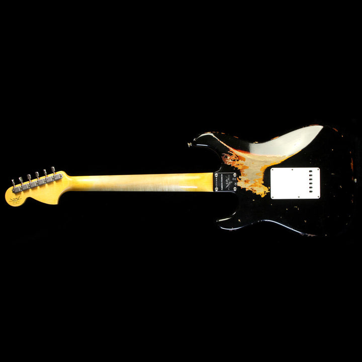 Fender Custom Shop 1967 Stratocaster Relic Aged Black over 3-Tone Sunburst