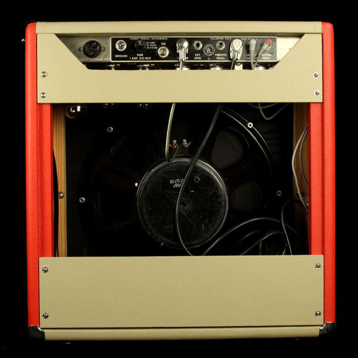 Used Penn Amplifiers Custom Made 18 Watt Electric Guitar 1x15 Combo Amplifier Red