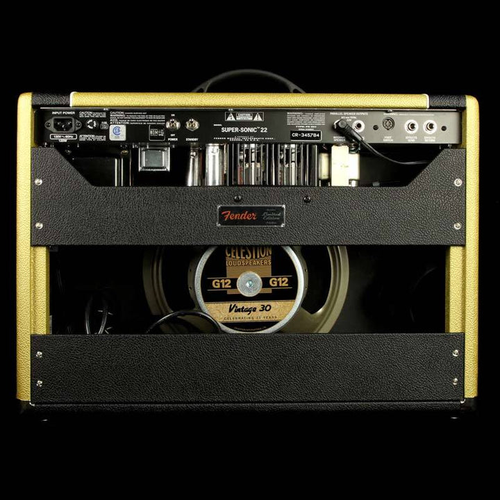Used Fender Limited Edition Super-Sonic 1x12 22w Combo Amplifier Gold and Black