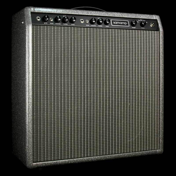 Used Samamp VAC 40 Series 2 Electric Guitar Combo Amplifier Silver Sparkle