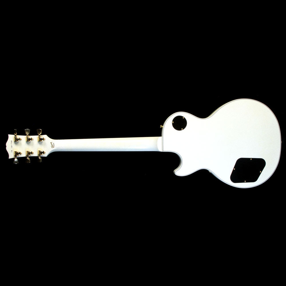 Used Gibson Custom Shop Les Paul Custom Electric Guitar Diamond White — 3