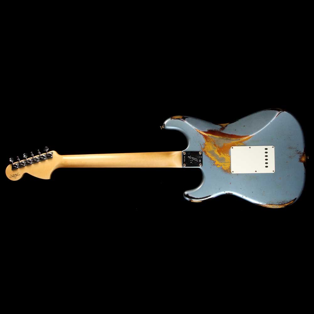Fender Custom Shop Garage Mod 1969 Stratocaster Ice Blue Metallic over 3 Color Sunburst Heavy Relic — 3