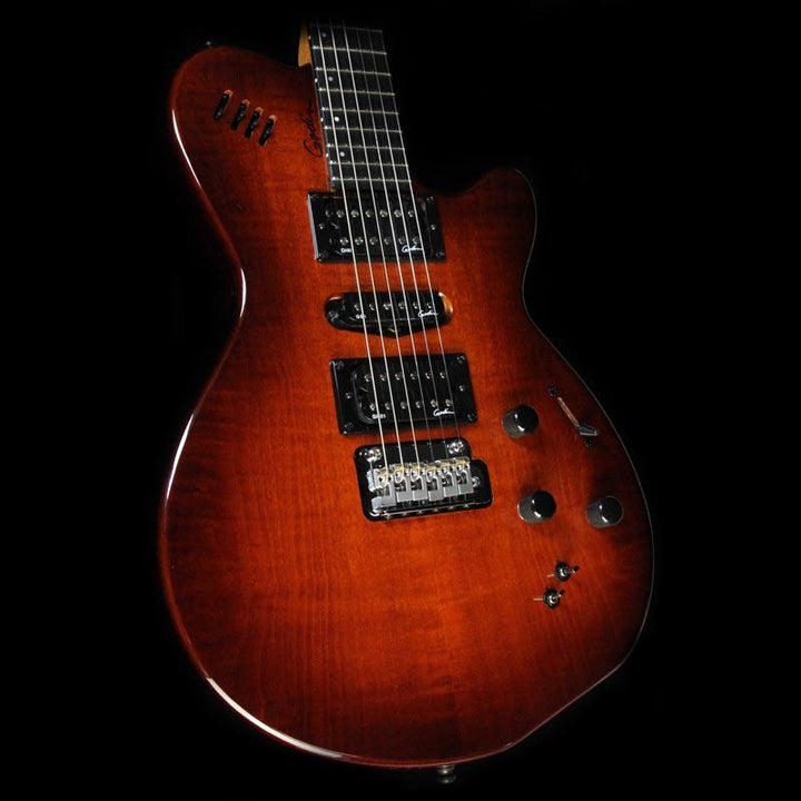 Godin xTSA Electric Guitar Light Burst Flame