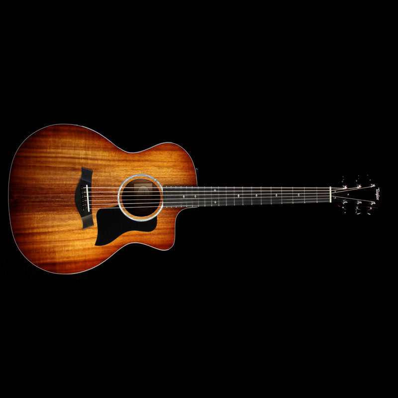 Taylor 224ce-K DLX Koa Grand Auditorium Acoustic-Electric Guitar Shaded Edgeburst — 2