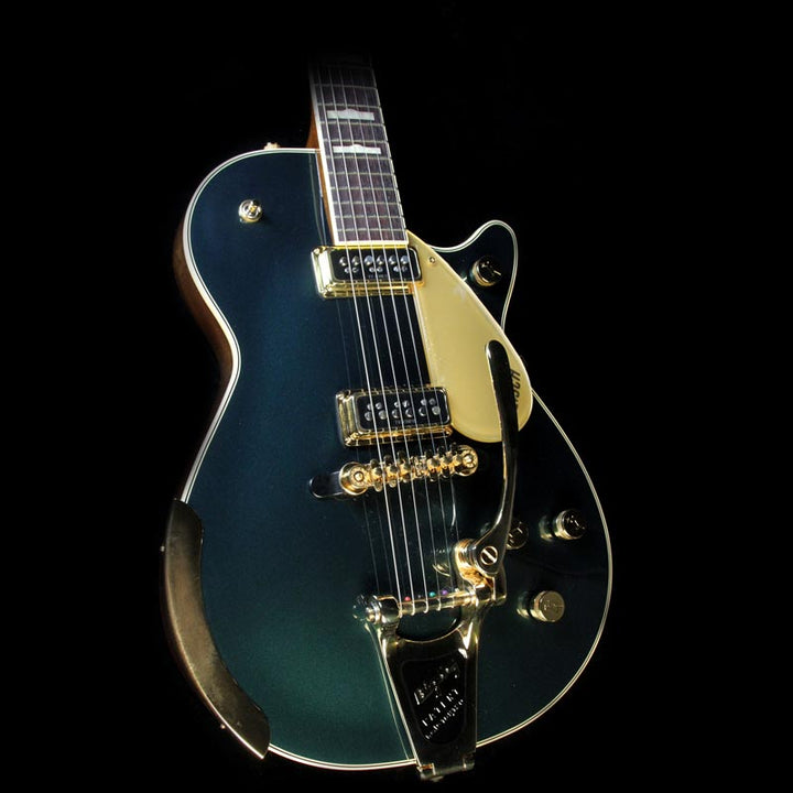 Used 2017 Gretsch G6128T-57 Vintage Select '57 Duo Jet Electric Guitar with Bigsby Green