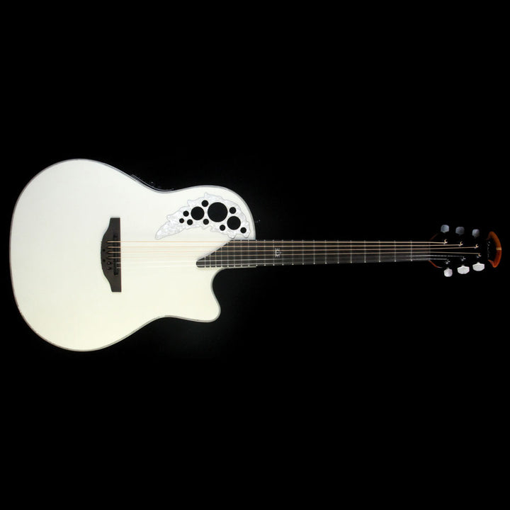 Ovation Melissa Etheridge Signature Elite Plus Acoustic Pearl White