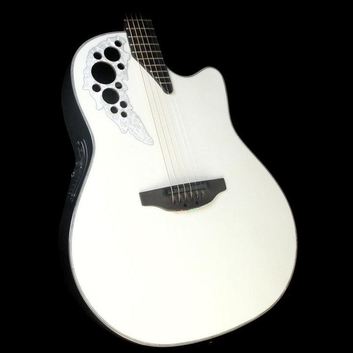 Ovation Melissa Etheridge Signature Elite Plus Acoustic Pearl White