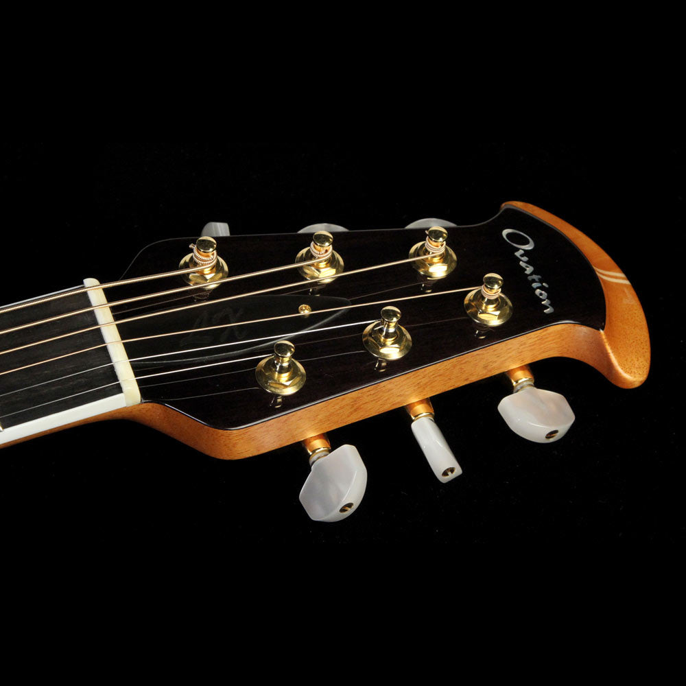Ovation Custom Elite Super Shallow Acoustic Guitar Sunburst — 4