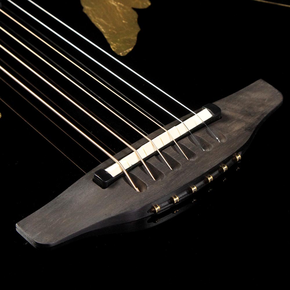 Ovation Limited Edition 50th Anniversary Custom Elite Acoustic Guitar Black — 4