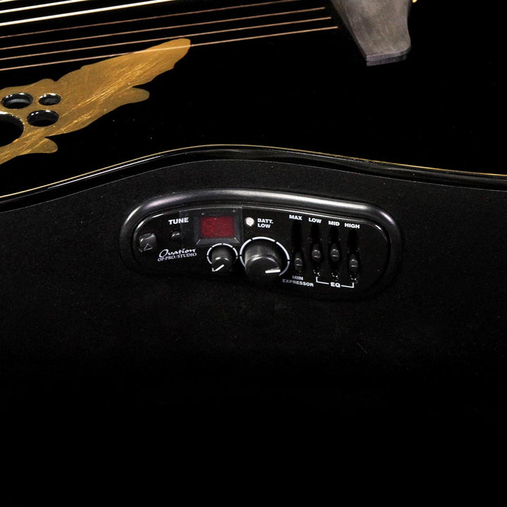 Ovation Limited Edition 50th Anniversary Custom Elite Acoustic Guitar Black