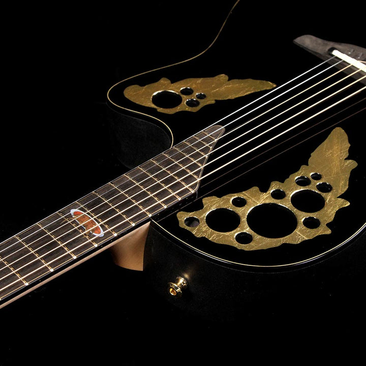 Ovation Limited Edition 50th Anniversary Custom Elite Acoustic Guitar Black