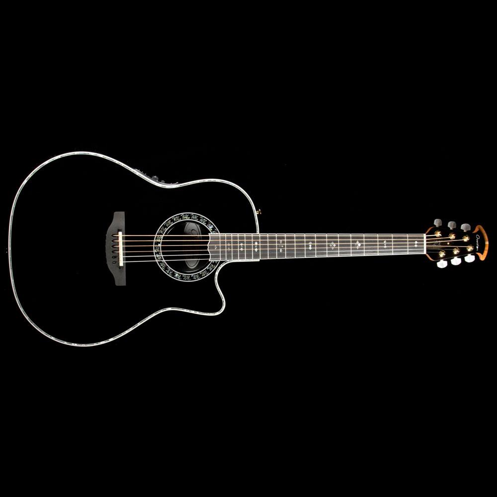Ovation Custom Legend Super Shallow Acoustic Black — 2