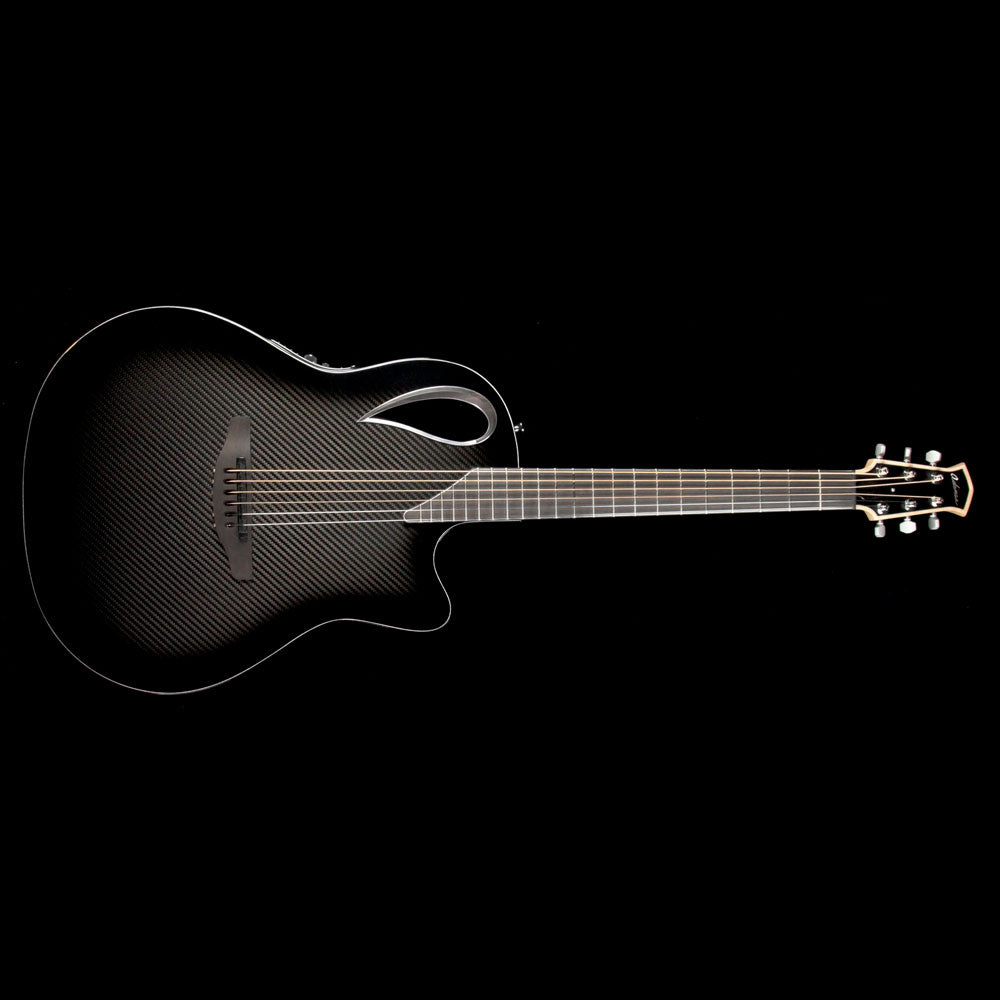 Ovation Adamas 2098-GCF Carbon Fiber Acoustic Electric Guitar Black Burst — 2