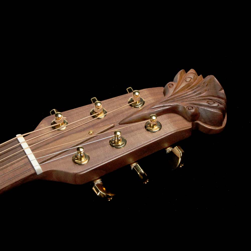 Ovation Adamas 2087GT-8 Carbon Fiber Reverse Blue Burst — 4