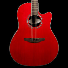 Ovation Celebrity Standard CS28 Super Shallow Acoustic Electric Guitar Ruby Red